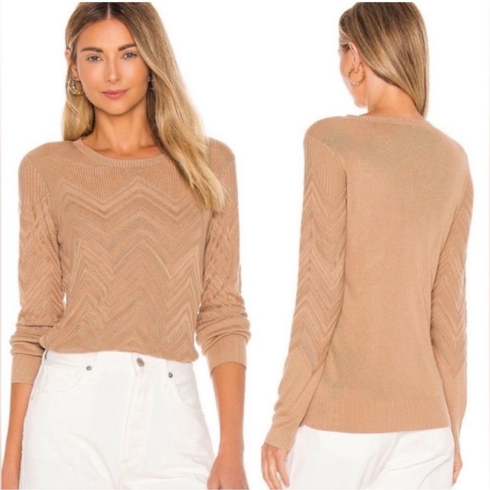 L'AGENCE Suka Chevron Sweater